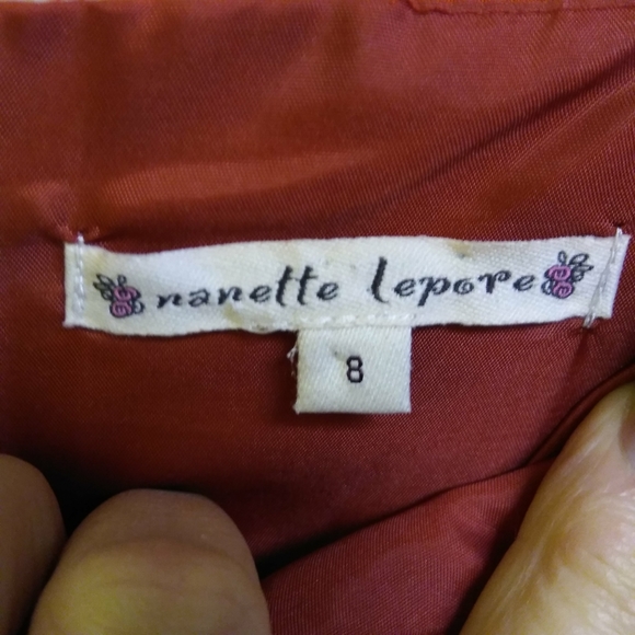 Nanette Lepore Burnt Orange Dress - Picture 3 of 6